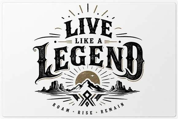 Download Live Like a Legend PNG - Live Collection