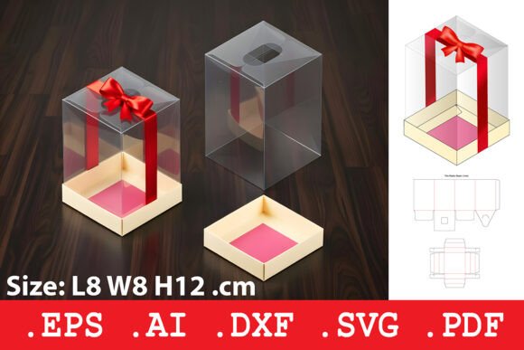 Download Clear Plastic Window Gift Box Template - Gift Collection