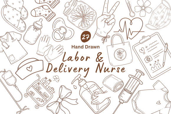 Download 27 Labor &amp; Delivery Nurse Illustrations - Live Collection