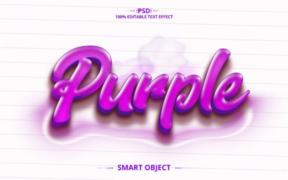 Download Purple Text Effect Design Font Effect - Purple Collection
